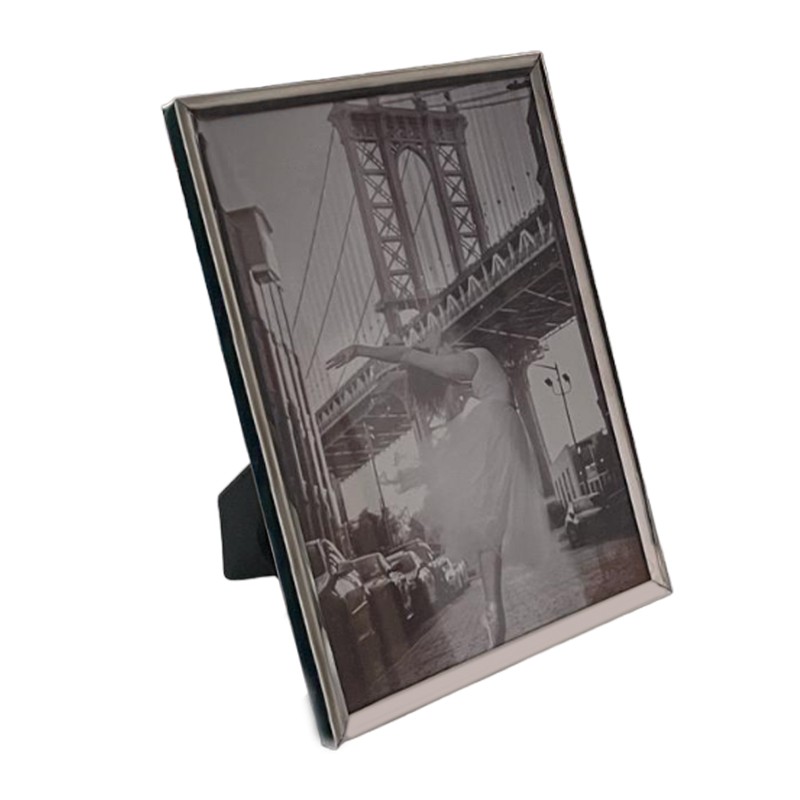 Rama foto Silver, pozitionare pe perete sau birou, format 15x21, metalica - imagine 3